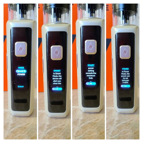 Geekvape Aegis Force POD - Mode Menu Item