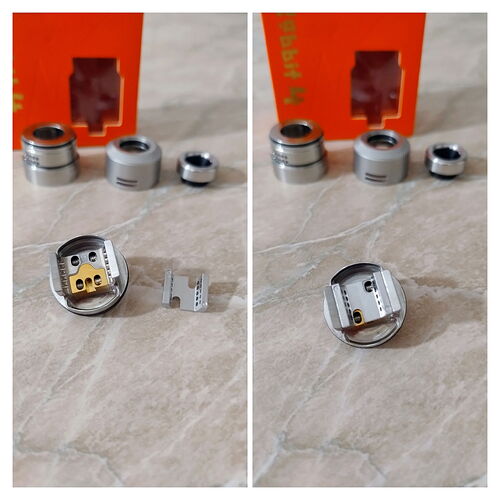 Hellvape Dead Rabbit 4 RDA - Dual coil deck and single coil adapter