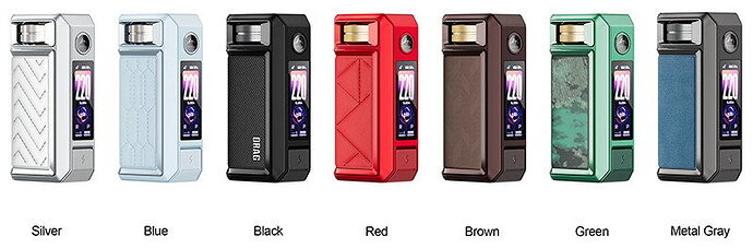 Voopoo Drag 6 - Colors