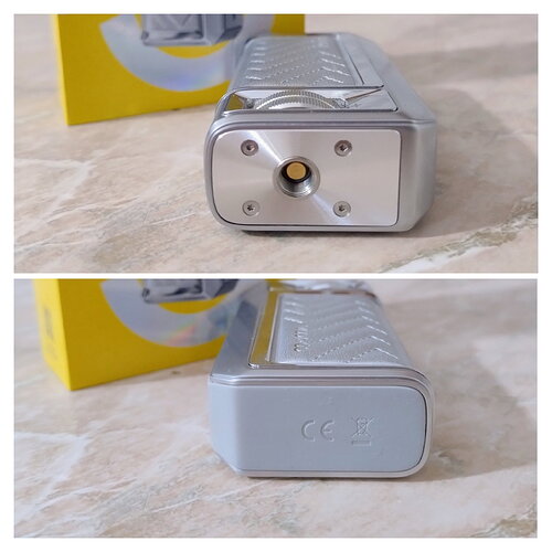 Voopoo Drag 6 - Spring-loaded 510 Connector and Rubberized Foot