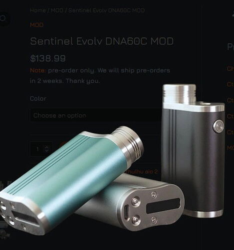 Cthulhu Sentinel Evolv DNA60C MOD