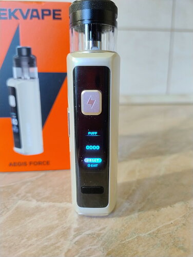 Geekvape Aegis Force POD - Puff Menu Item