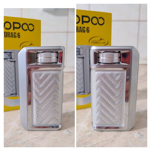 Voopoo Drag 6 - Padded Sides with Control Dial