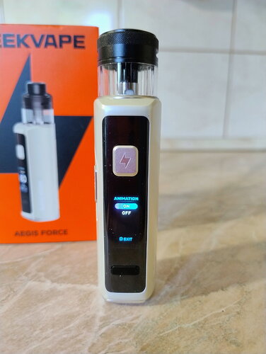Geekvape Aegis Force POD - Animation Menu Item