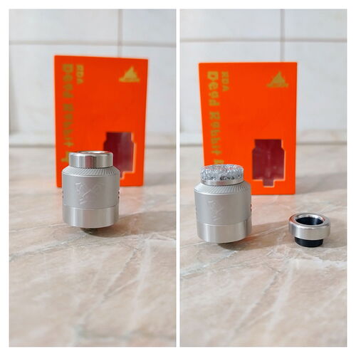 Hellvape Dead Rabbit 4 RDA - Metal and Ag+ drip tip