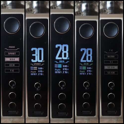 Voopoo Drag 5 - Modes