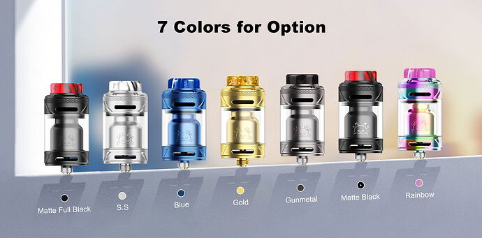 Hellvape Fat Rabbit Solo 2 RTA - Colors