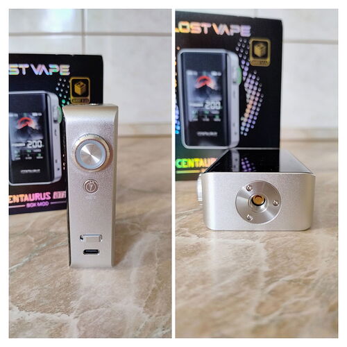 Lost Vape Centaurus BT200 - Buttons and 510 connector