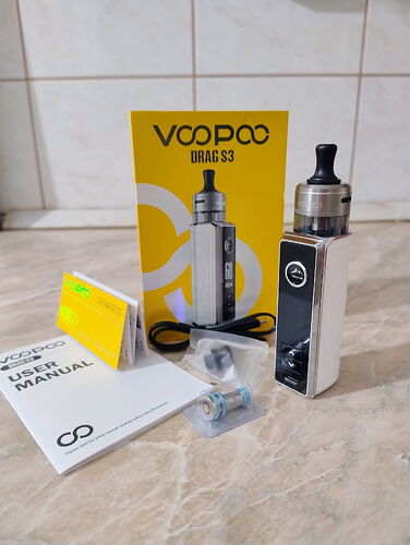 Voopoo Drag S3 Kit - Box Contents