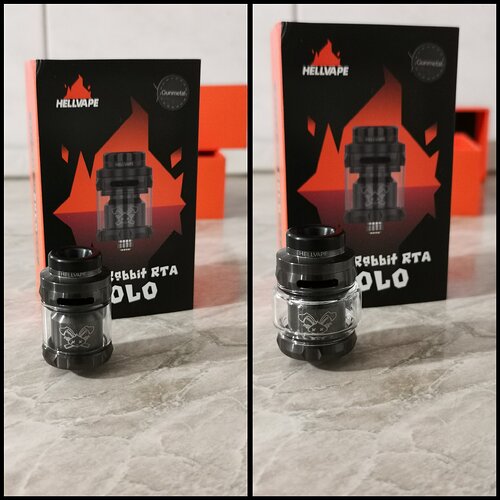 HellVape Dead Rabbit Solo RTA - 2ml and 4ml Glass