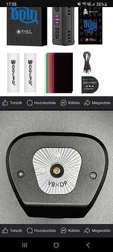 Accessoires d'un kit de vape de marque Dovpo, batteries et une pièce métallique. (Légendé par IA)