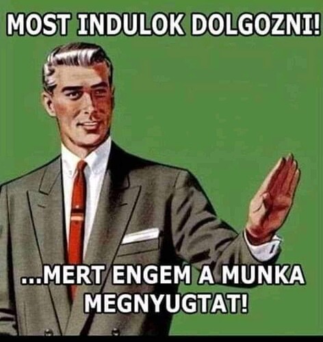 Une image de style rétro d'un homme distingué qui dit partir travailler car le travail l'apaise. (Sous-titré par IA)