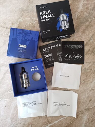 Innokin Ares Finale - Box Contents
