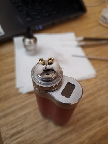Innokin Ares Finale - Second build (3mm ID, 7 wraps Kanthal)