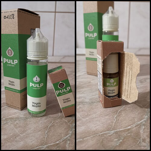 Pulp - Virgin Mojito packaging