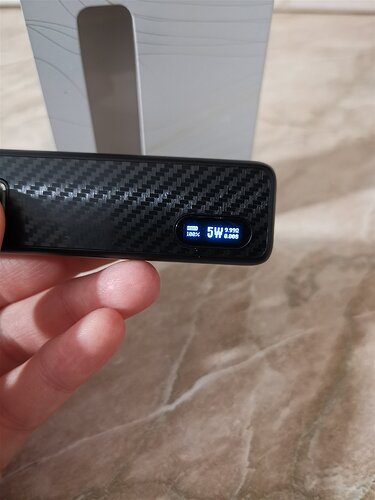 Aspire Flexus Pro POD Kit - Displayed Data