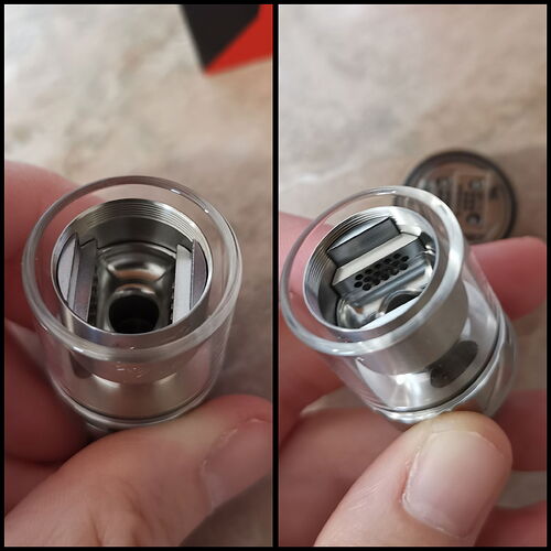 Hellvape Fat Rabbit Solo 2 RTA - 3 in 1 Chamber interior