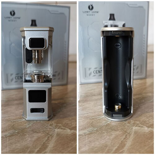 Lost Vape Centaurus G80 AIO - Front and Back Panel