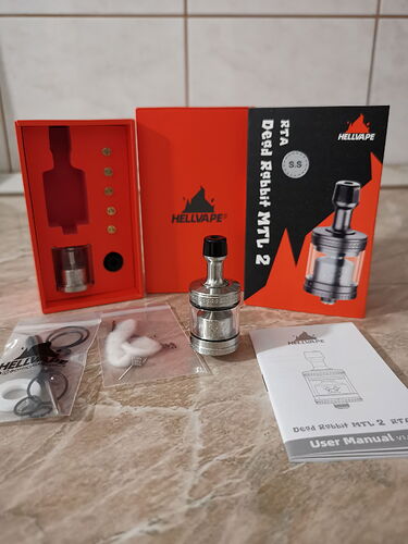 Hellvape Dead Rabbit MTL 2 RTA - Box Contents