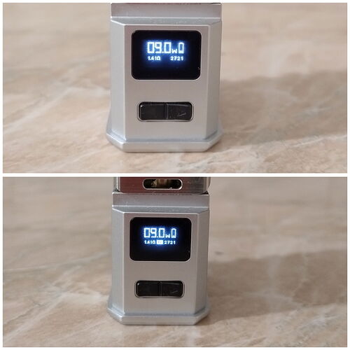 Lost Vape Centaurus G80 AIO - Dual-Mode menü