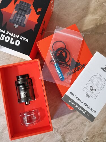 HellVape Dead Rabbit Solo RTA - Box Contents