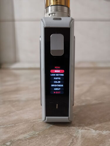 Geekvape Aegis Solo 3 - Menu System
