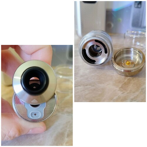 Voopoo Vinci Spark 220 Kit - Uforce X Tank Filling Port and Atomizer Inlet