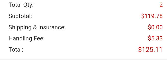 The image shows a detailed breakdown of the cost of a purchase, including the subtotal, shipping and handling fees, and the final total of $125.11. (Auto-captioned by AI)