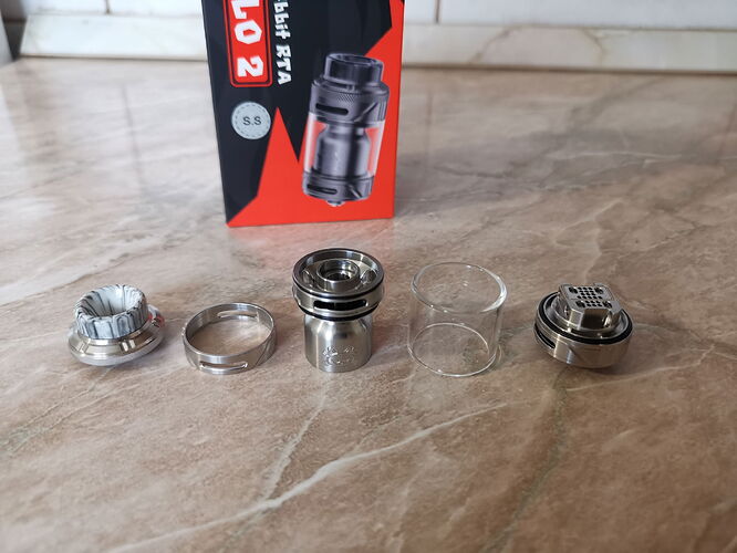 Hellvape Fat Rabbit Solo 2 RTA - Tank Components