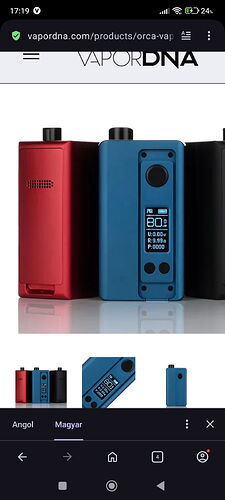 Sur l'image, trois cigarettes électroniques VaporDNA de différentes couleurs (rouge, bleu et noir) sont visibles, dont le bleu est doté d'un écran numérique et de boutons de commande. (Légendé par IA)