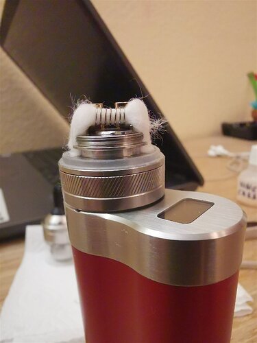 Innokin Ares Finale - Cotton placement on 3mm ID