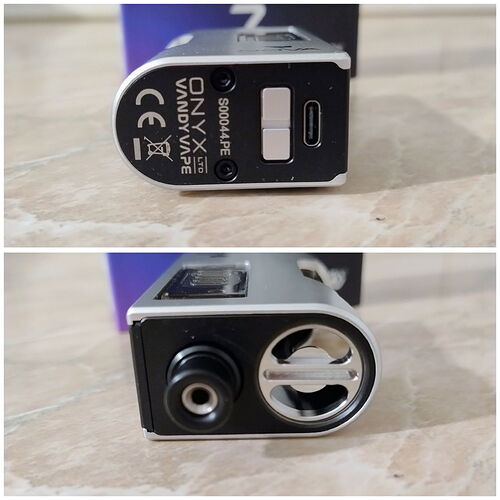 Vandy Vape Nova AIO - Bottom and Top