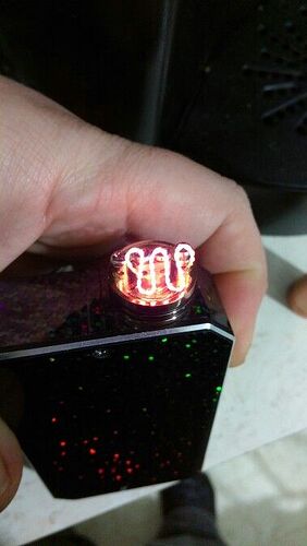 Ophion coil wrapped by Justin Hart. Twisted 26 .48 ohm