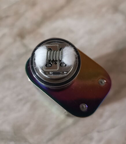 Hellvape Fat Rabbit Solo 2 RTA - Build with Ni80 Coilogy Clapton on 3mm core, 6 wraps, and Vapefly Cotton Clouds cotton