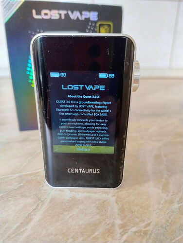 Lost Vape Centaurus BT200 - About the Quest X 3.0 chip