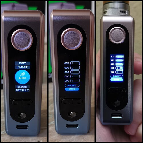 Vaporesso GEN SE - Puff submenu item