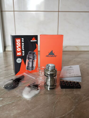 Hellvape Fat Rabbit Solo 2 RTA - Box Contents