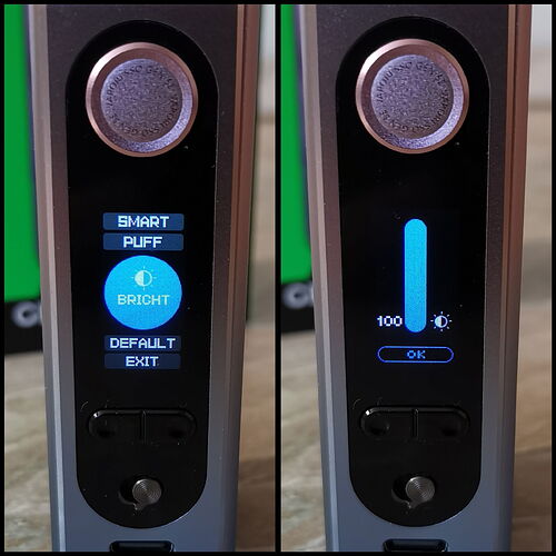 Vaporesso GEN SE - Bright submenu item