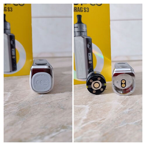 Voopoo Drag S3 - Rubberized Base and PnP X Cartridge with Connector