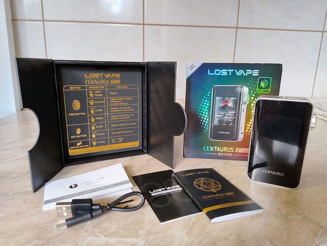 Lost Vape Centaurus BT200 - Box Contents