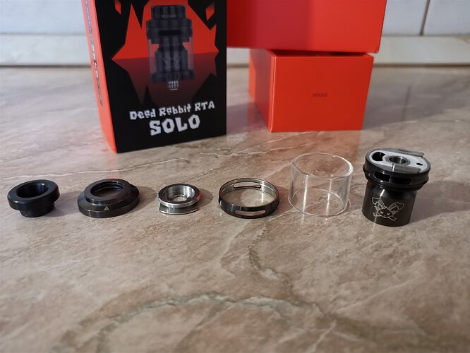 HellVape Dead Rabbit Solo RTA - Tank Parts