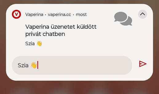 Reply from notification