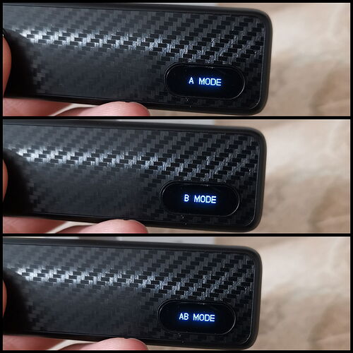 Aspire Flexus Pro POD Kit - Firing Modes: A, B, and AB Mode