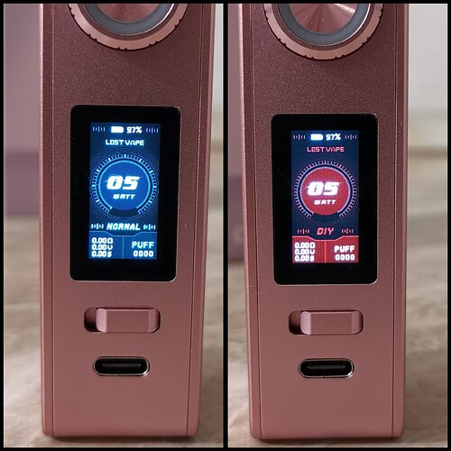 Lost Vape Centaurus M100 - Normal and DIY Mode