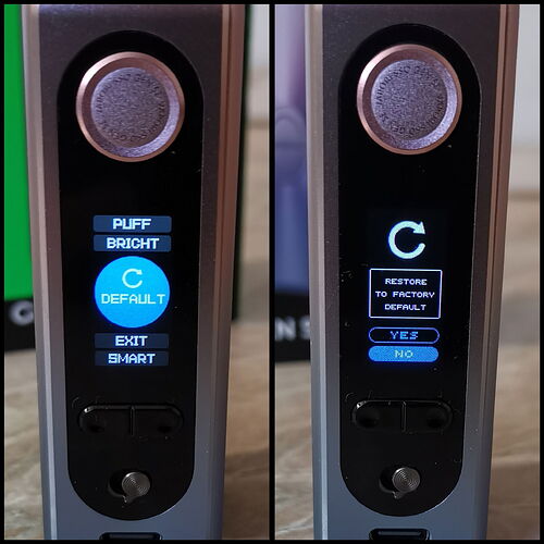 Vaporesso GEN SE - Default submenu item