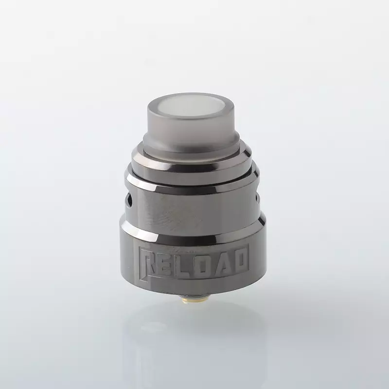 sxk-reload-s-style-rda-rebuildable-dripping-atomizer-w-bf-pin-gun-metal-316-stainless-steel-24mm-dia-800-800